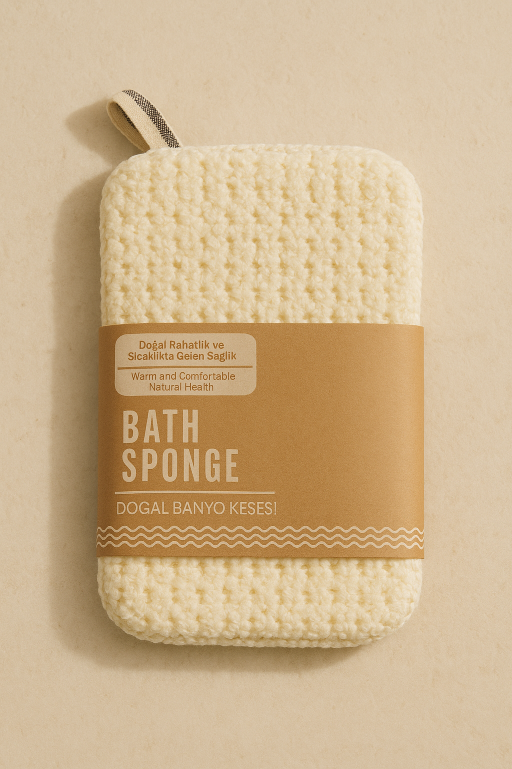 Doğal Banyo Kesesi Cilt Peeling Arındırma Derin Temizlik Lif Dokulu Duş Kesesi SHN-1421