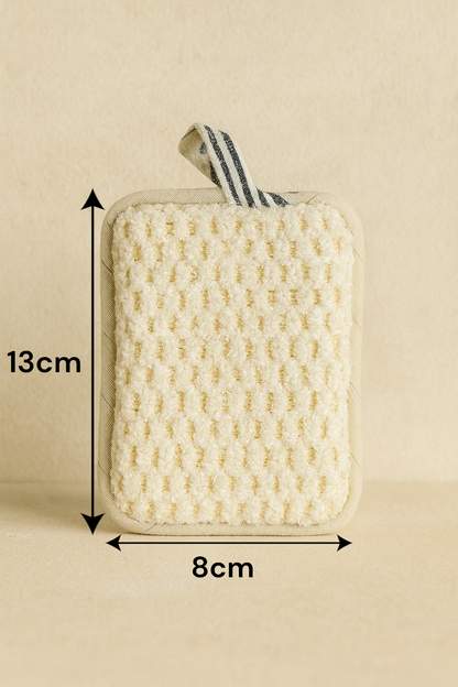 Doğal Banyo Kesesi Cilt Peeling Arındırma Derin Temizlik Lif Dokulu Duş Kesesi SHN-1421