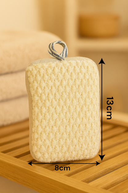 Doğal Banyo Kesesi Cilt Peeling Arındırma Derin Temizlik Lif Dokulu Duş Kesesi SHN-1421