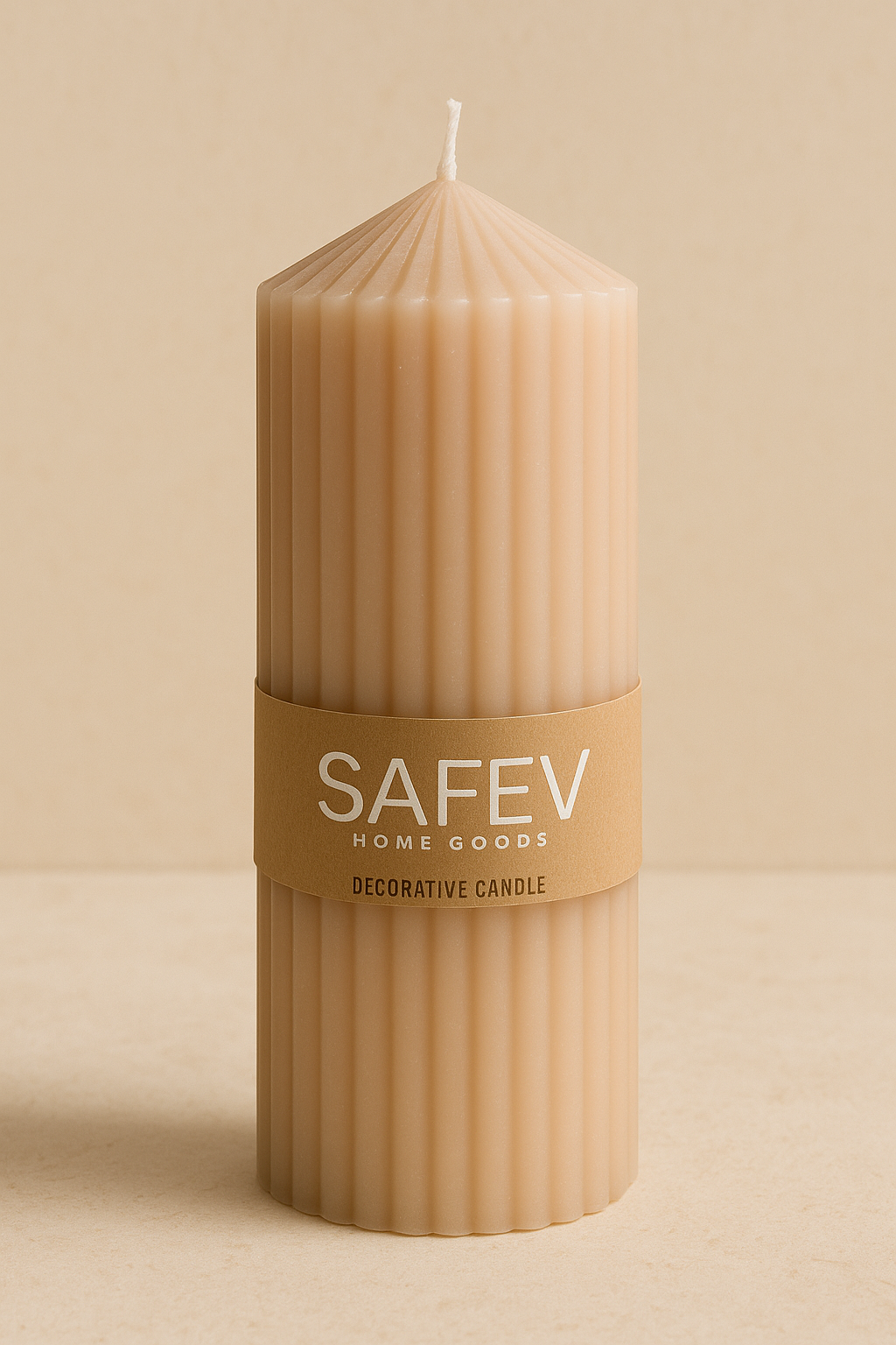 Çizgili Baton Mum Dekoratif Mum Modern Tasarımlı Şık Mum SHN-2014