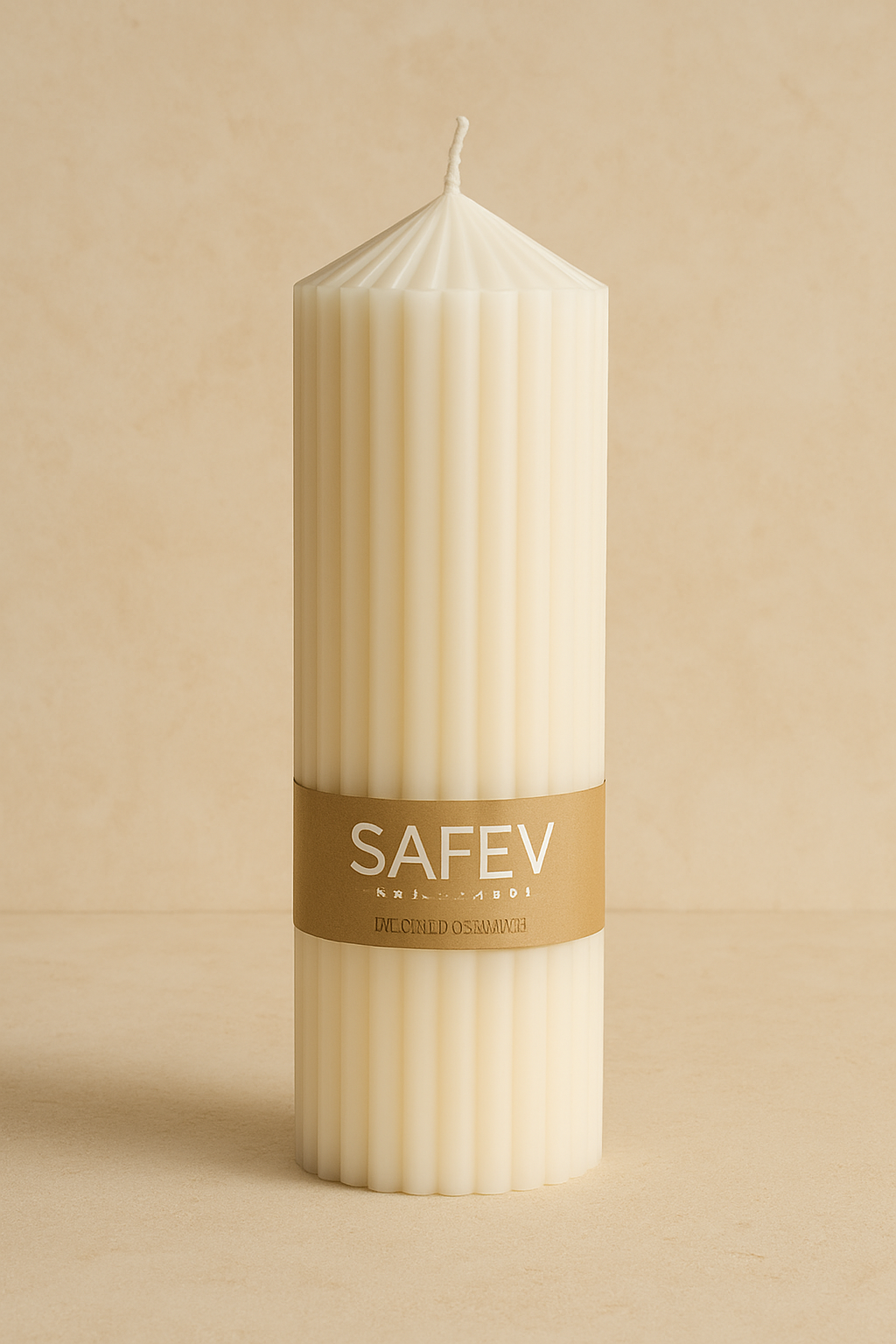 Çizgili Baton Mum Dekoratif Mum Modern Tasarımlı Şık Mum SHN-2014