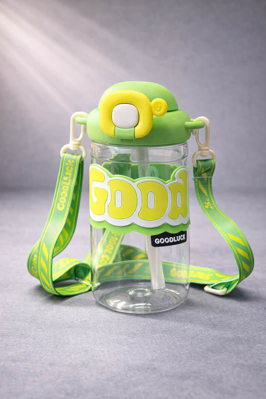 Figürlü Polikarbon Matara 650 ML BPA Free Hafif Dayanıklı Su Matarası KW-1022