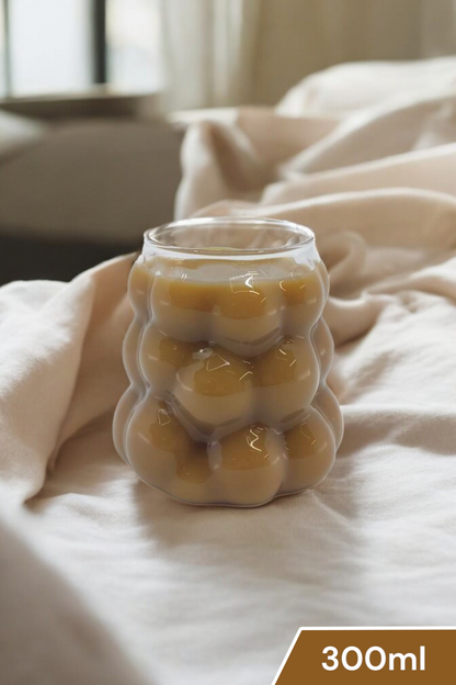 Isıya Dayanaklı Üzüm Desenli 300ML Borosilikat Bardak KW-359