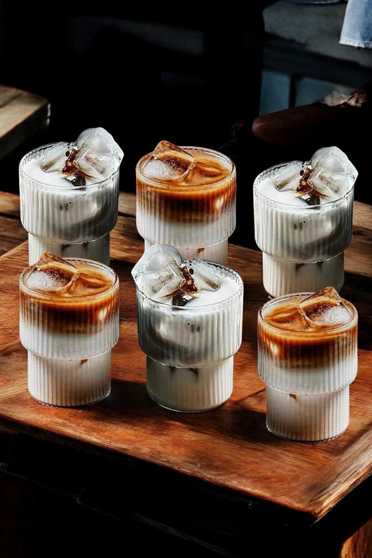 Origami Stil Cam 200ML Sunum Meşrubat Pinterest Isıya Dayanıklı Bardak FMA568750