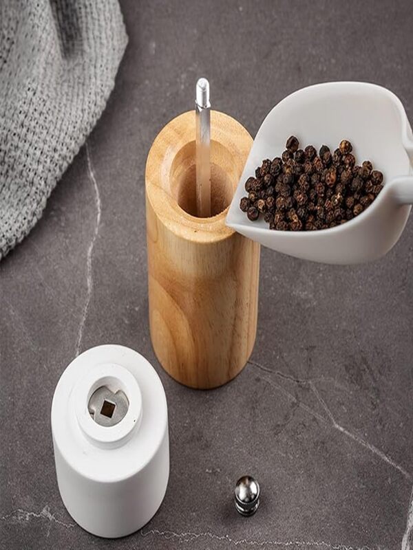 Kitchen Way Siyah Bambu Baharat Öğütücü Değirmen KW-541