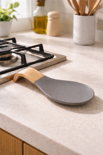 Kepçe Altlığı Tezgâh Koruyucu Pratik Düzen Sağlayan Mutfak Aparatı KW-1145