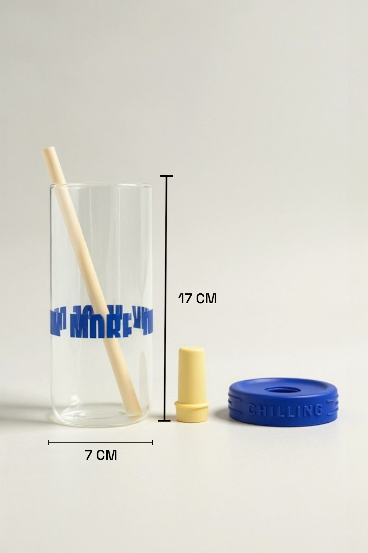 Marf Pipetli Silikon Kapaklı Borosilikat Cam Matara KW-877
