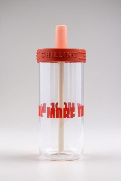 Marf Pipetli Silikon Kapaklı Borosilikat Cam Matara KW-877