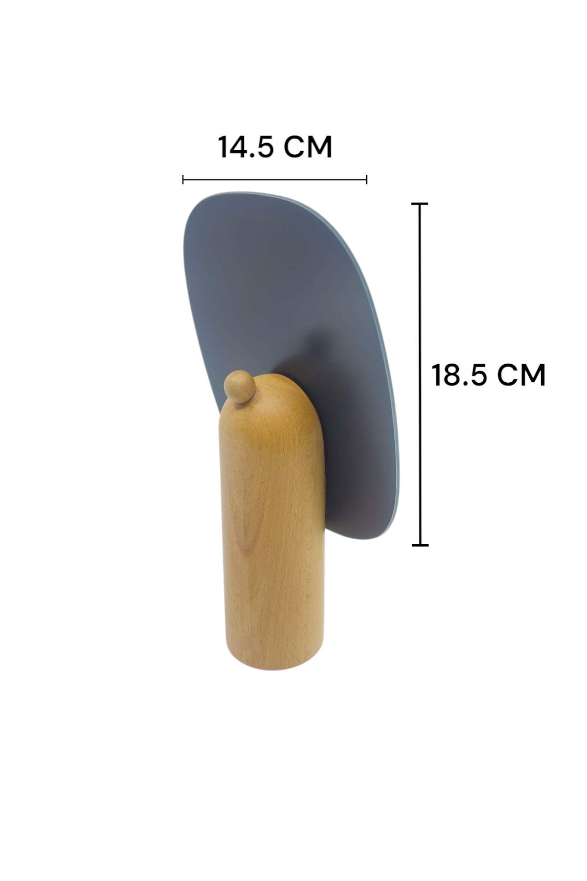 Ahşap Standlı Makyaj Aynası 14.5CM x 18.5CM SHN-1042