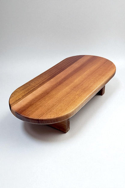 Ayaklı Akasya Oval Sunumluk KW-938