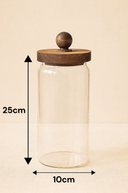 Akasya Conta Kapaklı Borosilikat Kavanoz KW-745