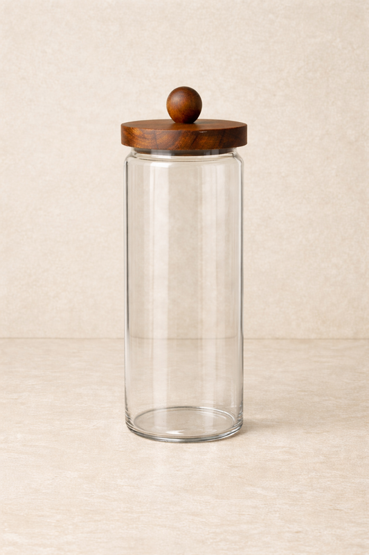 Akasya Conta Kapaklı Borosilikat Kavanoz KW-746