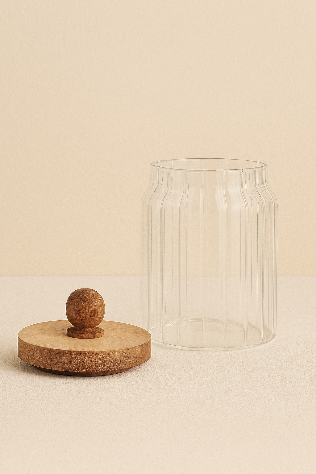 Akasya Conta Kapaklı 3'lü Borosilikat 650ml Kavanoz Seti KW-761