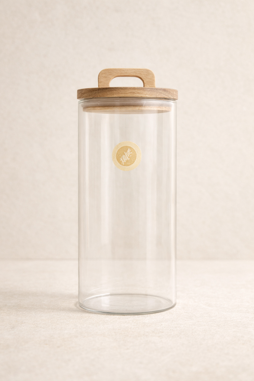 Akasya Yuvarlak Conta Kapaklı Borosilikat 1500ml Kavanoz KW-772