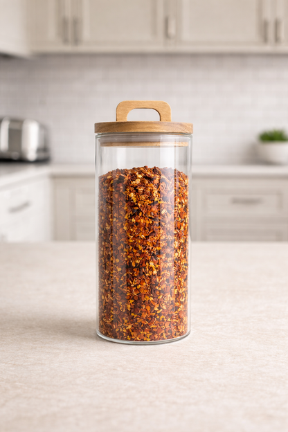 Akasya Yuvarlak Conta Kapaklı Borosilikat 1500ml Kavanoz KW-772