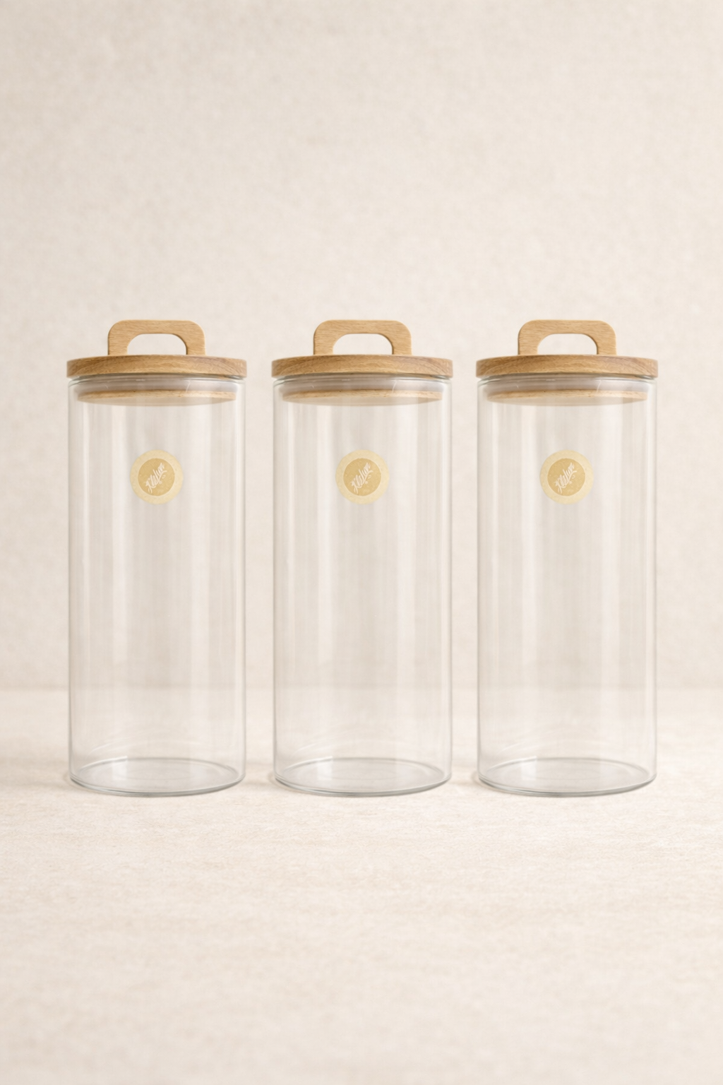 Akasya Yuvarlak Conta Kapaklı Borosilikat 1500ml Kavanoz KW-772