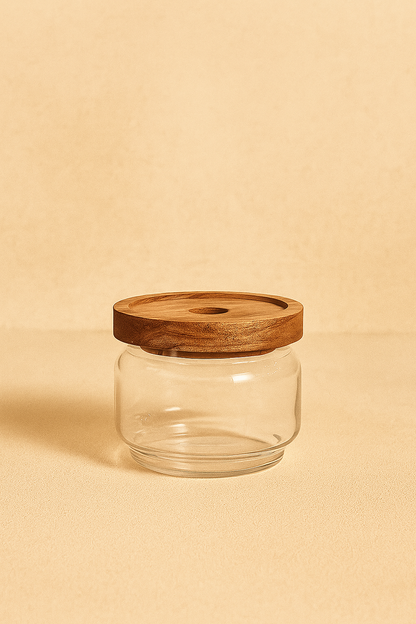 Akasya Conta Kapaklı Borosilikat 300ml Kavanoz KW-782