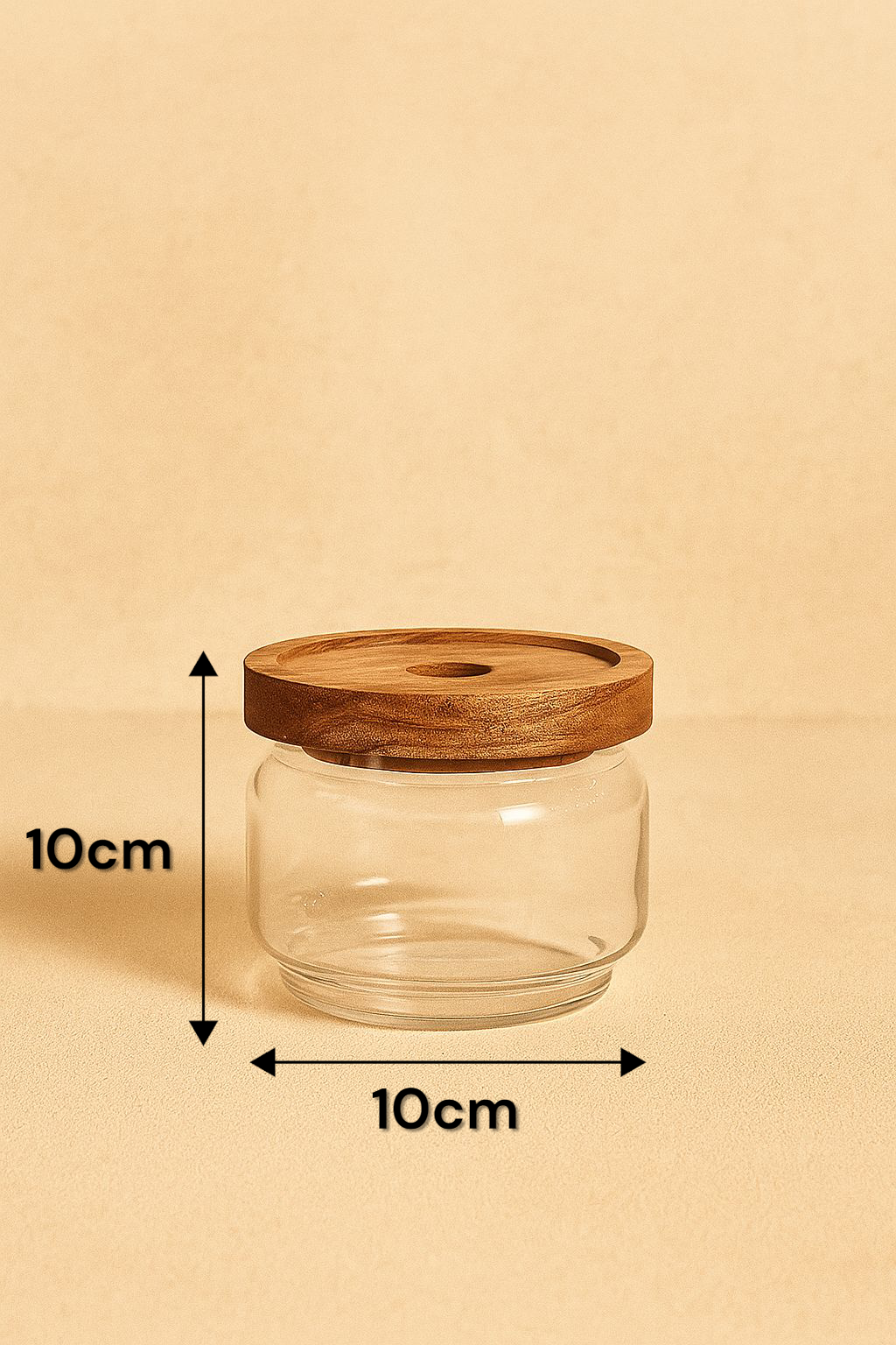 Akasya Conta Kapaklı Borosilikat 300ml Kavanoz KW-782