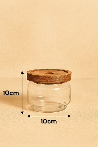 Akasya Conta Kapaklı Borosilikat 300ml Kavanoz KW-782