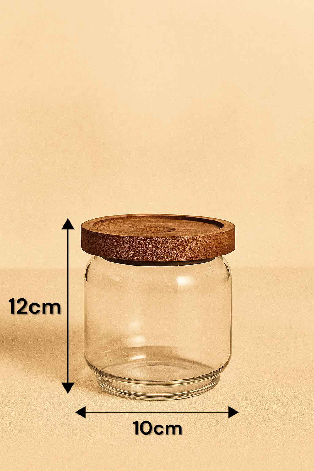 Akasya Conta Kapaklı Borosilikat 500ml Kavanoz KW-783