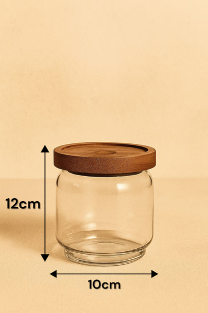 Akasya Conta Kapaklı Borosilikat 500ml Kavanoz KW-783