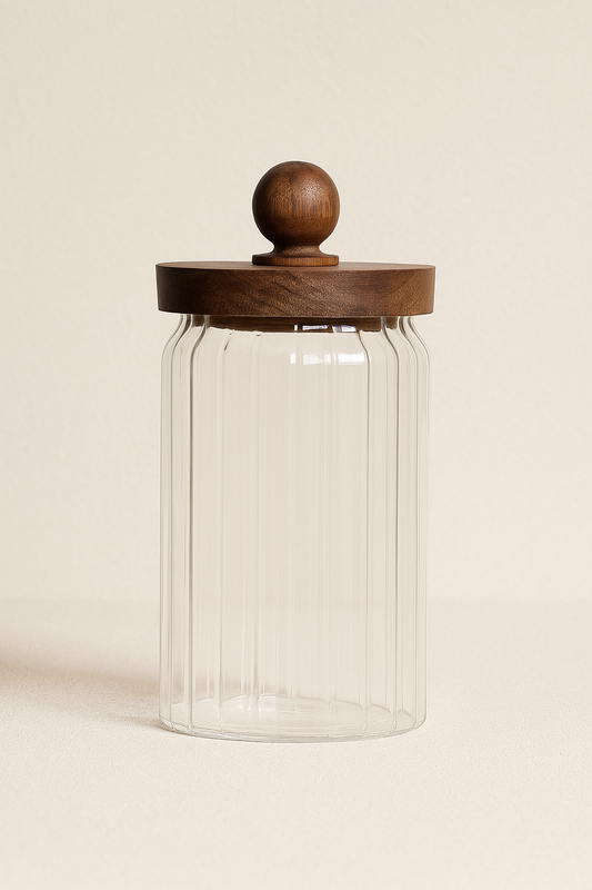 Akasya Conta Kapaklı 3'lü Borosilikat 800ml Kavanoz Set KW-762