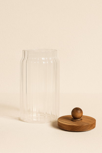 Akasya Conta Kapaklı 3'lü Borosilikat 800ml Kavanoz Set KW-762