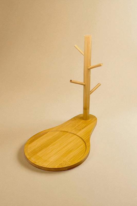 Bambu Kupa Askılığı Bardak Asma Standı KW-495