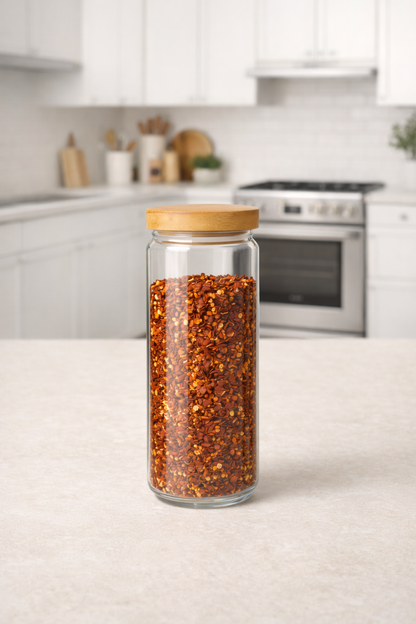 Bambu Conta Kapaklı Borosilikat 1200ml Kavanoz KW-790