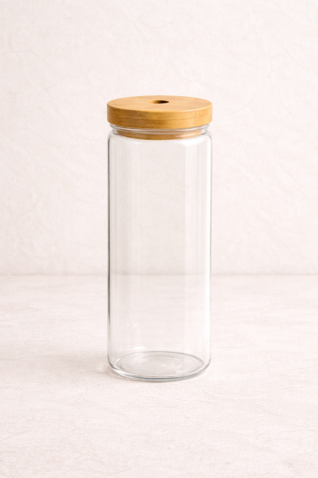 Bambu Conta Kapaklı Borosilikat 1500ml Kavanoz KW-791