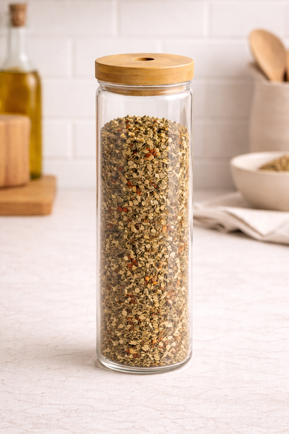 Bambu Conta Kapaklı Borosilikat 1500ml Kavanoz KW-791