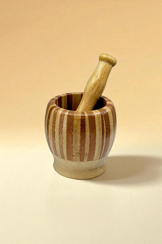 Bambu Havan Haşhaş Sarımsak Döveceği KW-463