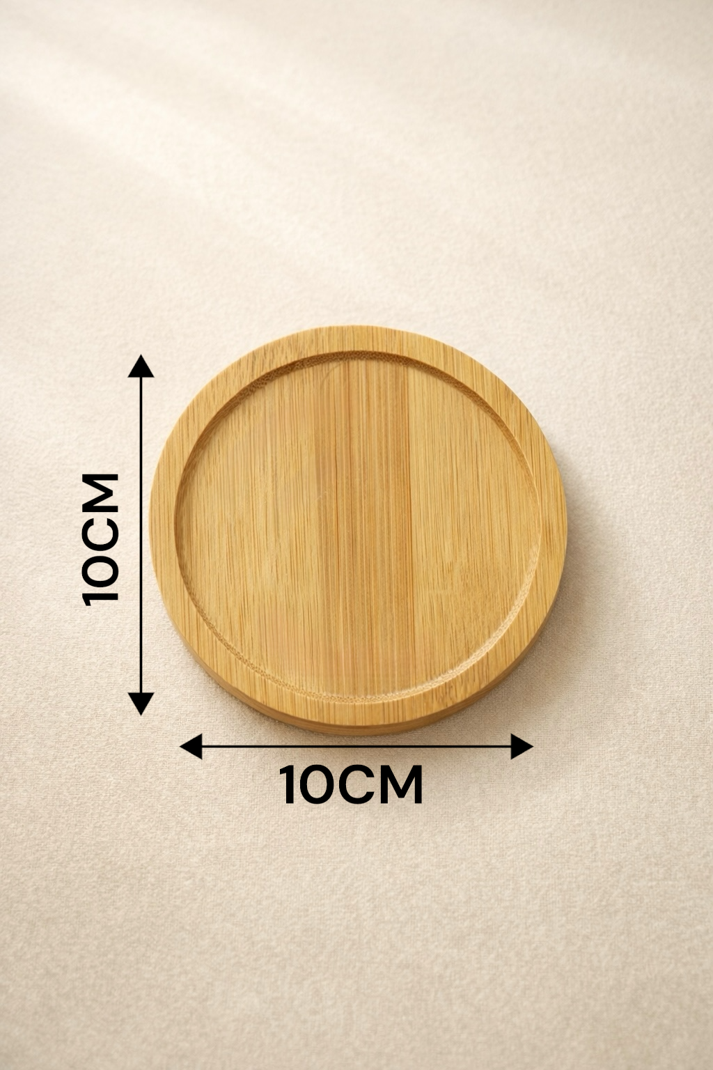 Top Ayaklı Sunumluk Bambu Sunum Standı 10cm KW-966