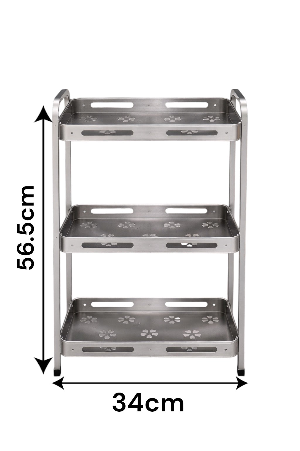 3 Katlı Alüminyum Raf Organizer SHN-2106