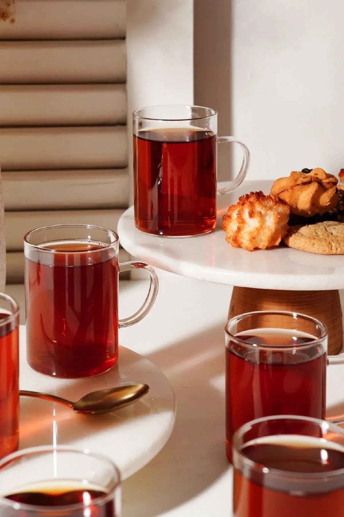 6 Adet Borosilikat Ateşe Dayanıklı Termisil Cam Bardak KW-1175