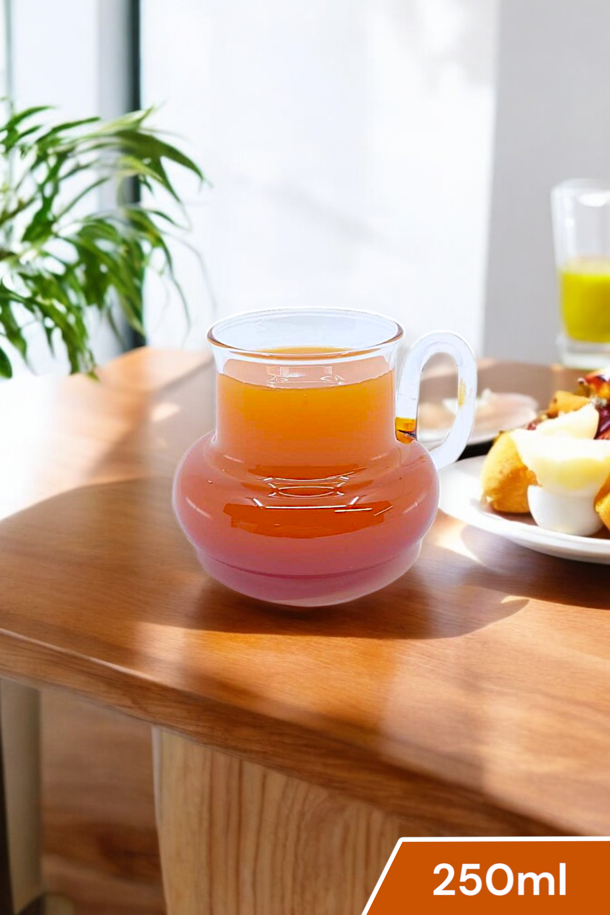 Borosilikat 250ML Isıya Dayanıklı Kupa KW-632