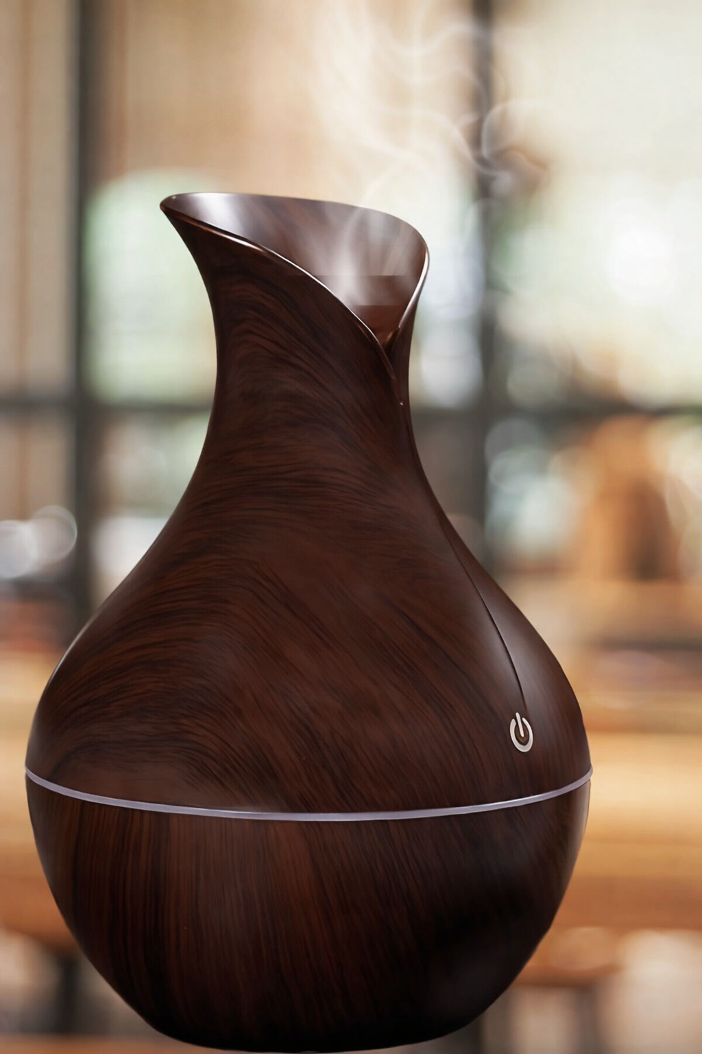 Vazo Buhardanlık Hava Nemlendirici Ultra Sessiz Uzun Süreli Nemlendirme LED Işıklı Aromaterapi SHN-2301