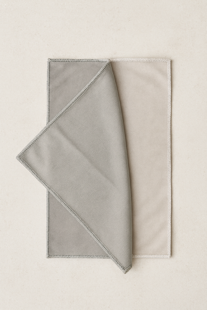 2'li Mikrofiber Temizlik Bezi Yüksek Emiş Gücü İz Bırakmayan Çok Amaçlı SHN-1302