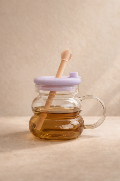 Stickerli Pipetli Kapaklı 750ML Sevimli Polikarbon Matara KW-897