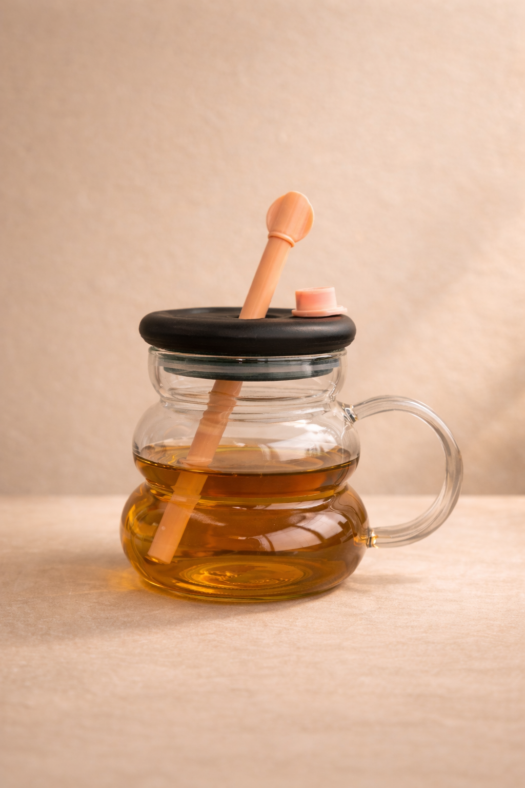 Stickerli Pipetli Kapaklı 750ML Sevimli Polikarbon Matara KW-897