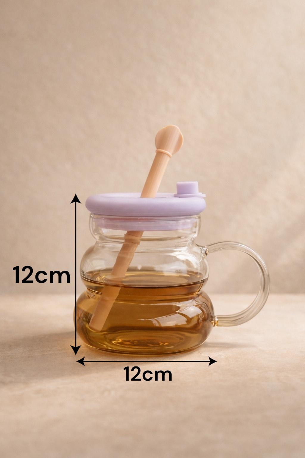 Stickerli Pipetli Kapaklı 750ML Sevimli Polikarbon Matara KW-897