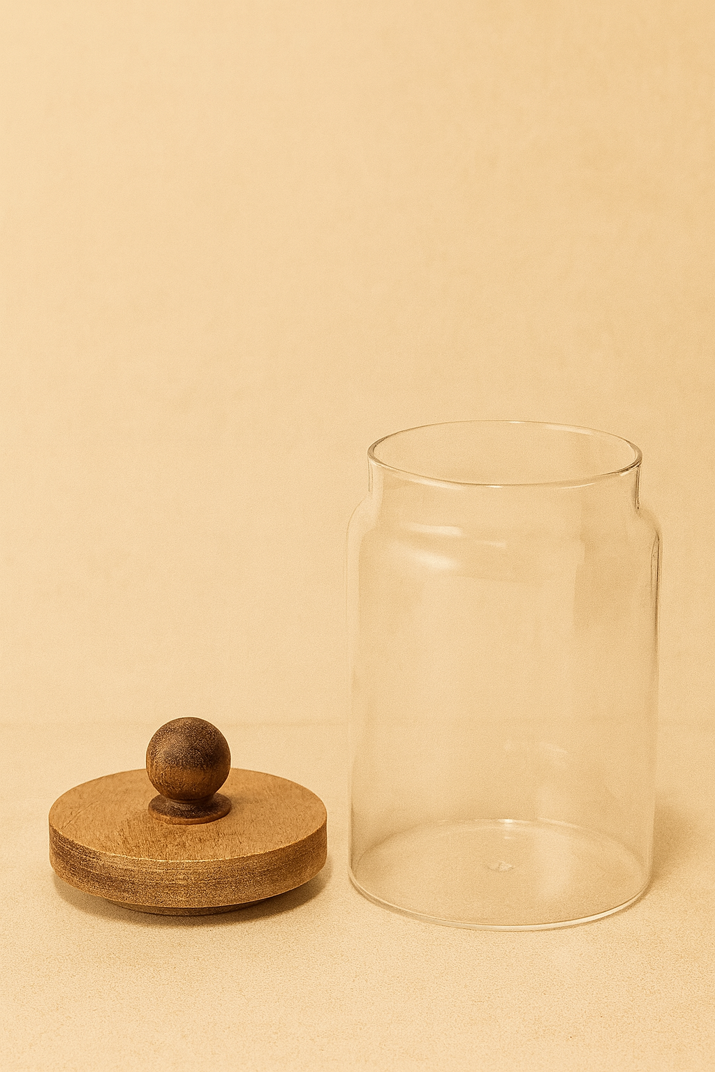 Akasya Conta Kapaklı Borosilikat 600ml Kavanoz KW-743