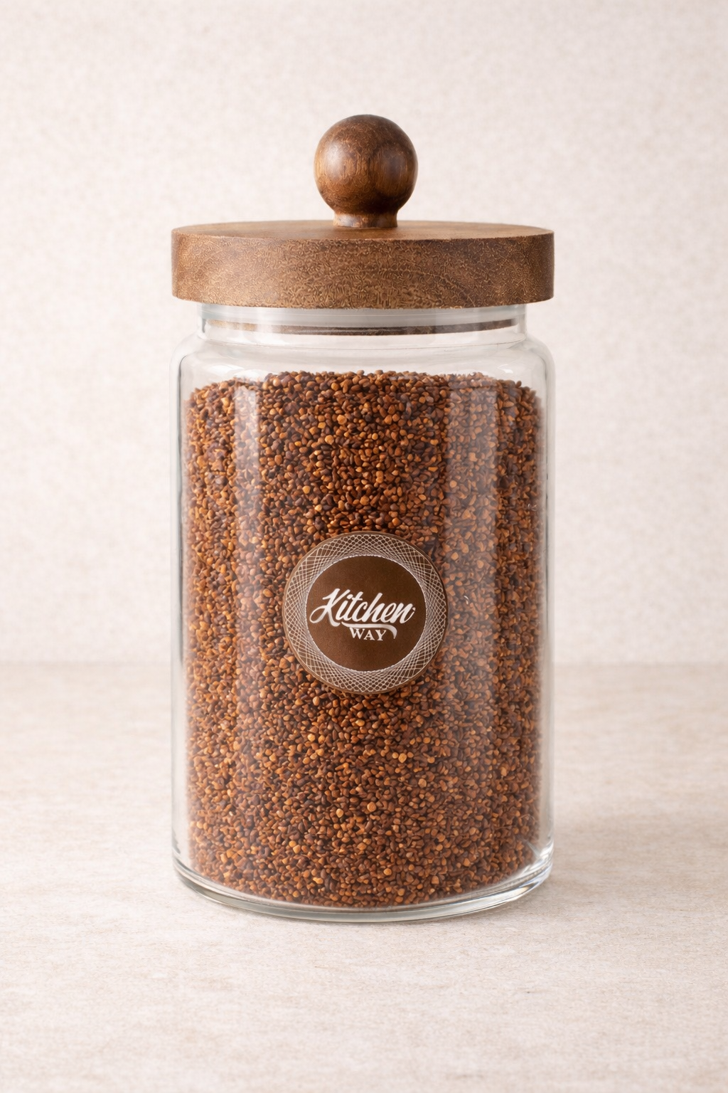 Akasya Conta Kapaklı Borosilikat 750ml Kavanoz KW-744