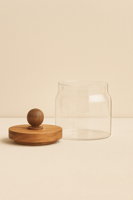 Akasya Conta Kapaklı Borosilikat 450ml Kavanoz KW-742