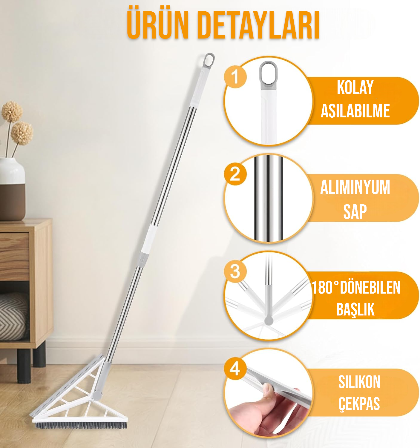 2 Si Bir Arada Çekçek ve Fırça Çekpas SHN-1073