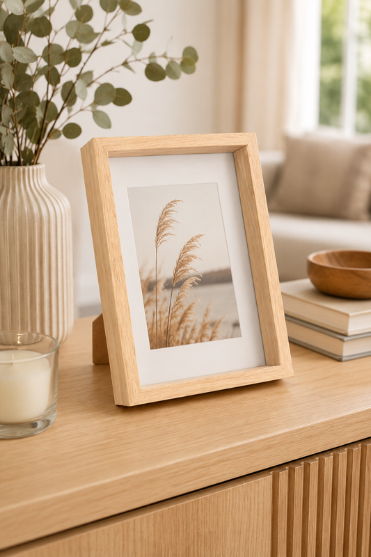 Ahşap Resim Evrak Belge Fotoğraf Çerçevesi 18x13cm SHN-1388