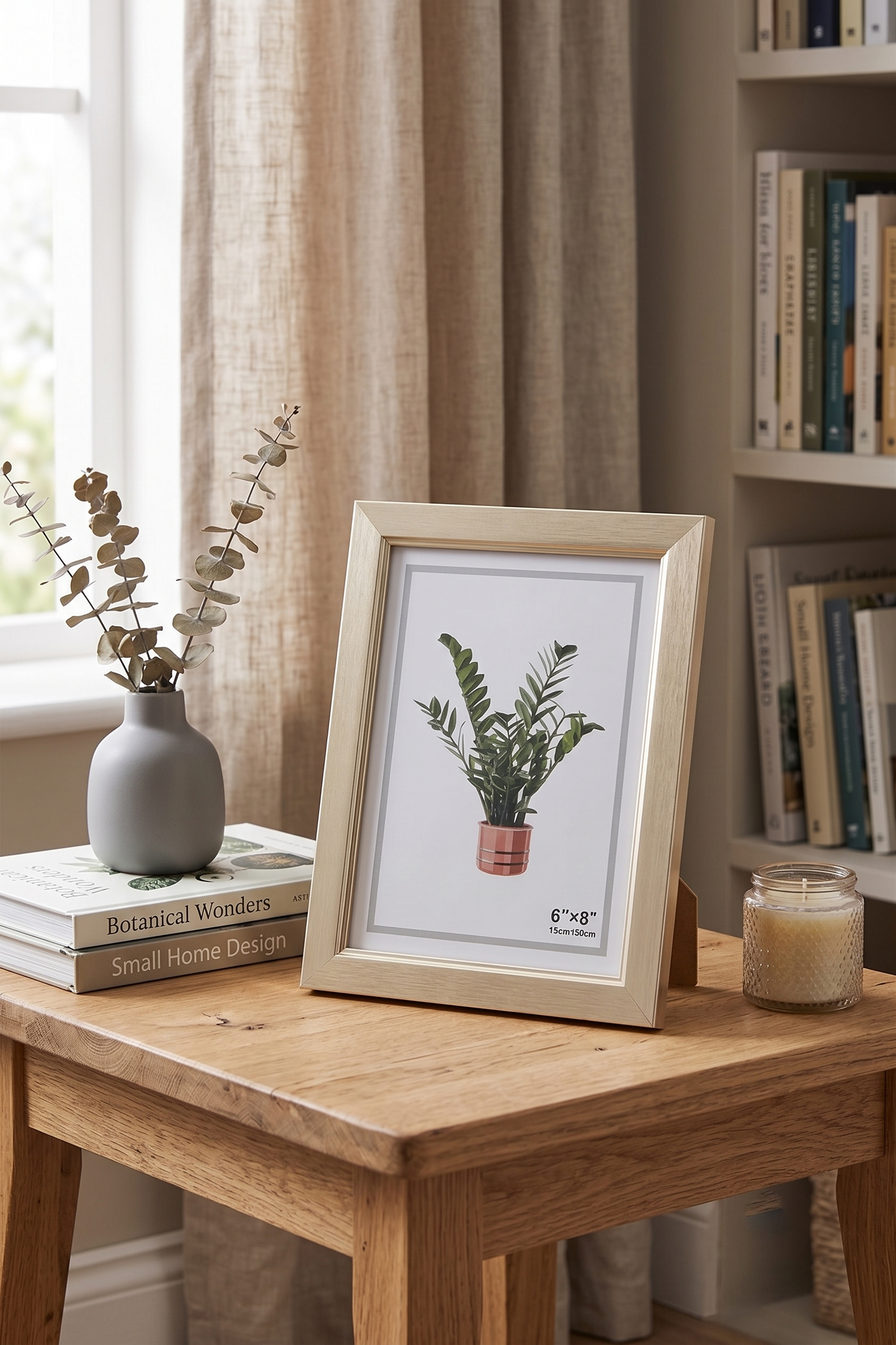 Ahşap Resim Evrak Belge Fotoğraf Çerçevesi 15x20cm SHN-1384
