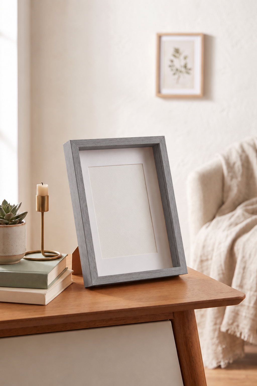 Ahşap Resim Evrak Belge Fotoğraf Çerçevesi 18x13cm SHN-1388