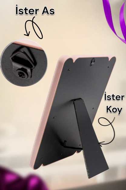 Pembe Çerçeve Ayna SHN-1027