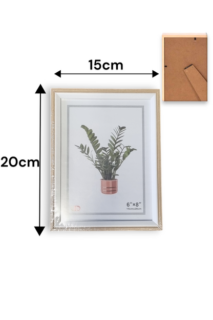Ahşap Resim Evrak Belge Fotoğraf Çerçevesi 15x20cm SHN-1384
